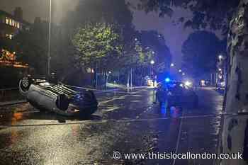 Well Hall Road Eltham crash: Adult and child in hospital