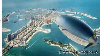 All aboard Solar Airship One! 'Whale-shaped' aircraft powered by the sun is set to fly non-stop for 20 days over more than 25 countries