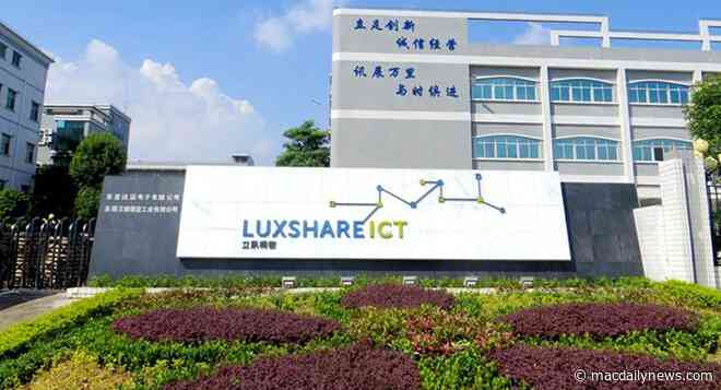 Apple assembler Luxshare’s iPhone production in China doubled year over year