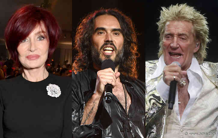 Sharon Osborne hits out at Russell Brand’s treatment of Rod Stewart