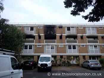Evenwood Close Putney: Block of flats evacuated due to fire