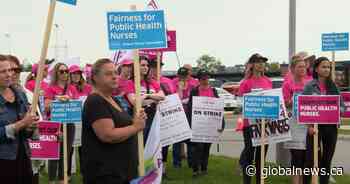 CUPE health-care workers in Hastings Prince Edward join nurses on the pick line