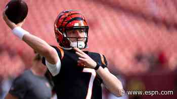 Source: Bengals add 3rd QB amid Burrow injury