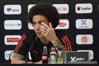 Zien we Axel Witsel straks terug op de Belgische velden? "In mijn achterhoofd"