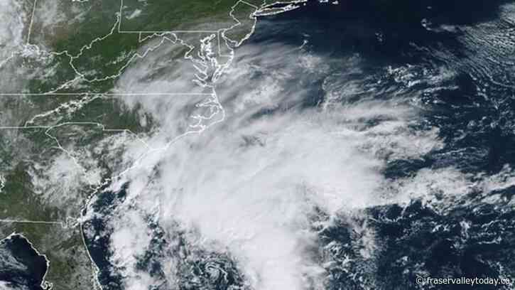 Tropical Storm Ophelia forms off the US mid-Atlantic coast, expected to bring heavy rain and wind