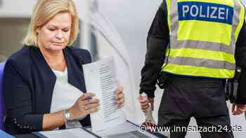 Welle von Geflüchteten: Faeser richtet stationäre Grenzkontrollen zu Polen und Tschechien ein