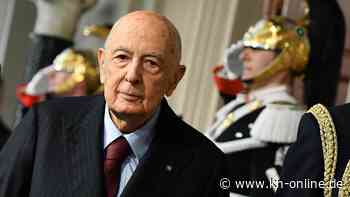 Italiens Ex-Staatspräsident Napolitano gestorben