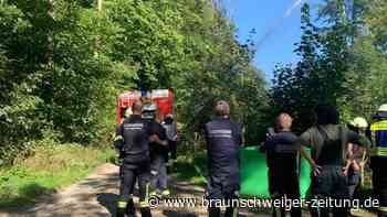 Lauterberger Feuerwehren üben den Einsatz beim Waldbrand