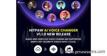 HitPaw Voice Changer V1.1.0 New Released: Change Your Voice with AI