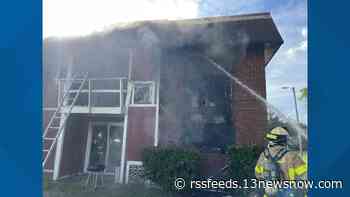 6 people displaced after fire at Norfolk apartment complex