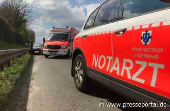 FW-BOT: Verkehrsunfall mit Motorrad - Rettungshubschrauber im Einsatz