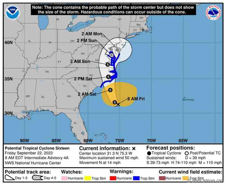 Tropical storm to bring heavy rain and wind to Arlington this weekend