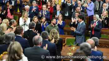 Selenskyj dankt vor Kanadas Parlament für Unterstützung