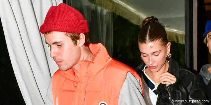 Justin & Hailey Bieber Jumpstart Their Weekend With a Night Out in West Hollywood