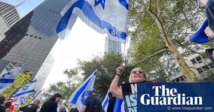 Thousands in New York City protest Israel’s judicial overhaul as Netanyahu addresses UN