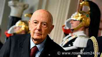 Italien trauert um Ex-Präsidenten Giorgio Napolitano