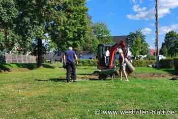 Hüllhorst: Startschuss für neuen Rutschturm in Schnathorst
