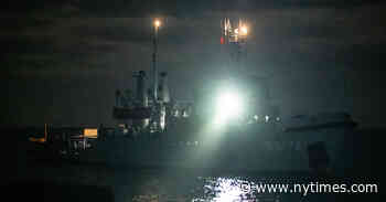 Blasting Bullhorns and Water Cannons, Chinese Ships Wall Off the Sea