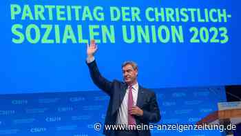 96,56 Prozent: Parteitag bestätigt Söder erneut als CSU-Chef