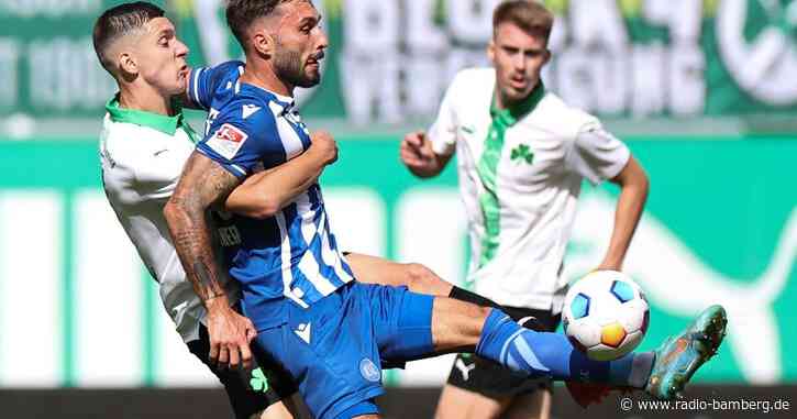 Fürth gewinnt gegen Karlsruhe: 4:3 trotz Unterzahl