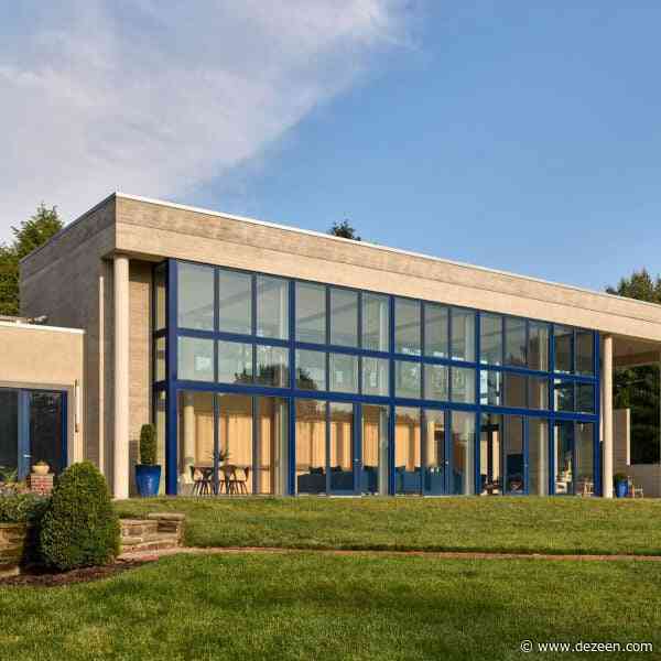 Studio of Metropolitan Design adds monumental pavilion to Delaware Tudor-style house