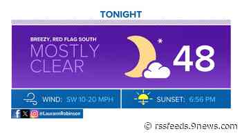 A sunny, mild, breezy weekend ahead