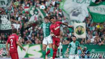 Werder Bremen im Liveticker gegen den 1. FC Köln: Das Spiel im Weserstadion läuft!
