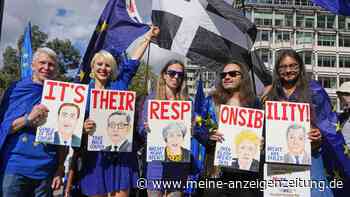 Brexit-Gegner protestieren für britischen EU-Wiederbeitritt
