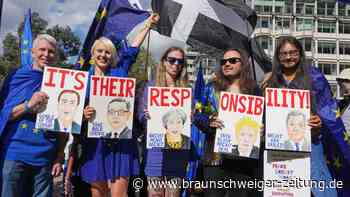 Brexit-Gegner protestieren für britischen EU-Wiederbeitritt