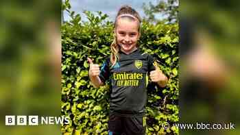 Burbage girl, 8, signed by Arsenal, wants to be lioness