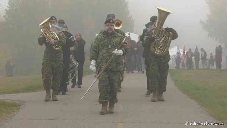 Calgarians walk in support of veterans to raise awareness for mental-health initiatives