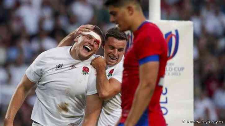 Ireland edges South Africa in Rugby World Cup clash of titans. England romp and Portugal draw