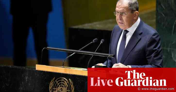 Russia-Ukraine war live: peace formula ‘completely not feasible’, Russian foreign minister tells UN – as it happened