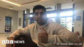 Professional boxer with diabetes makes inspirational speech