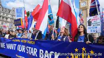 Brexit-Gegner protestieren für britischen EU-Wiederbeitritt