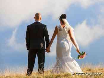 Couple gets married as Tropical Storm Ophelia rolls through NC