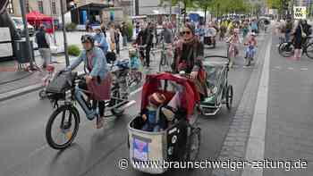 Kinder fordern sichere Fahrradwege in Braunschweig