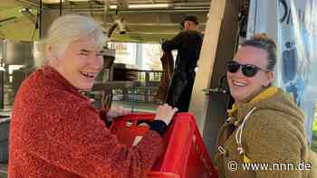 Warnemünder Kleingärtner lassen sich ihre Äpfel zu Saft pressen