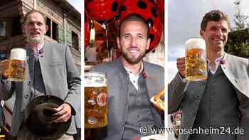 Der FC Bayern München auf der Wiesn: Kane, Müller und Co. mit Maß und in Tracht