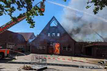 Bauernhof in Flammen – Großeinsatz in Münster