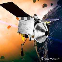 Capsule met ruimtegruis na reis van 2,3 miljard kilometer weer terug op aarde