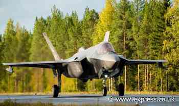 RAF Typhoon fighter jets take off from and land on an ordinary road in astonishing first