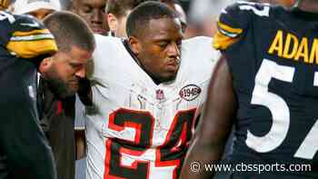Nick Chubb knee injury: Early tests hopeful Browns RB potentially avoided ACL tear, per report