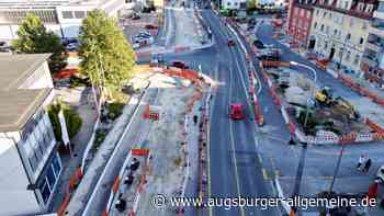 Große Baustelle in der Reuttier Straße in Neu-Ulm – so geht es weiter