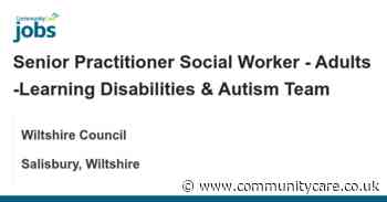 Senior Practitioner, Learning Disabilities & Autism Team