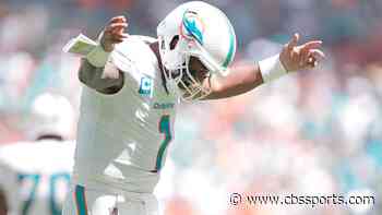 Dolphins score 70 points in rout of Broncos, record most yards ever in game in NFL history