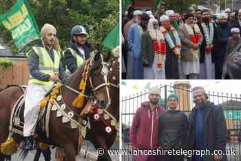 Crowds gather to celebrate birth of Prophet Muhammad in Blackburn