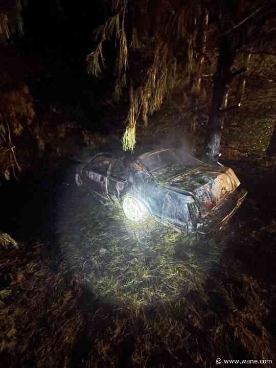 Car runs off road, catches fire and the driver is missing, say DeKalb County police