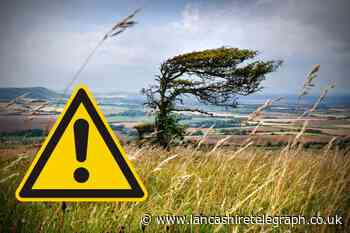 Met Office issues yellow weather warning for wind in Lancashire