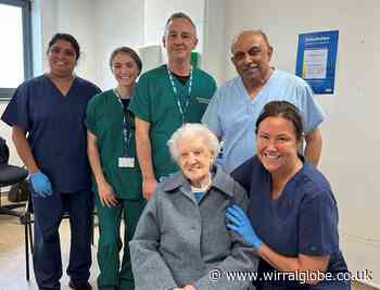 "Peggy" Maskrey MBE  103, praises work of Covid vaccine team